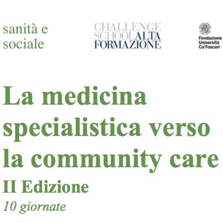 La Medicina Specialistica Verso La Community Care 2016